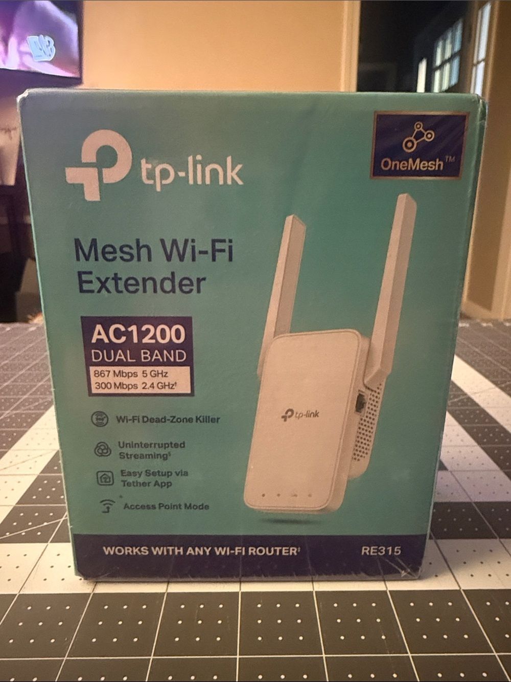 TP-Link AC1200 Mesh WiFi Range Extender RE315 Dual Band OneMesh New